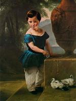 Francesco Hayez - Portrait of Don Giulio Vigoni as a Child